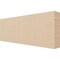 Ekena Millwork 2in. W x 6in. H x 16in. L Block Woodgrain TimberThane Rafter Tail, Primed Tan RFTUR02X06X16BLKRCPR - alternate 1